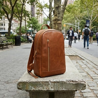 Elatheria Atlas heritage full grain leather rucksack backpack vintage style