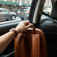 Elatheria Atlas heritage full grain leather rucksack backpack vintage style