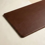 Elatheria Meridian full grain leather executive desk mat blotter home office