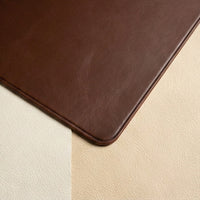 Elatheria Meridian full grain leather executive desk mat blotter home office