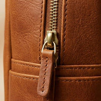 Elatheria Atlas heritage full grain leather rucksack backpack vintage style