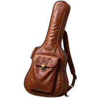 The Maestro | Personalised Pull-Up Leather Acoustic Guitar Gig Bag