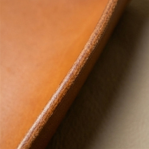 Elatheria Valet snap corner full grain leather catch-all desk tray organizer