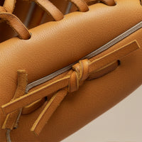 Elatheria Pennant premium tan steerhide leather trapeze web outfield baseball glove