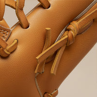 Elatheria Pennant premium tan steerhide leather trapeze web outfield baseball glove