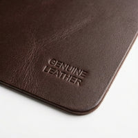Elatheria Meridian full grain leather executive desk mat blotter home office
