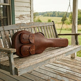 The Troubadour | Premium Full-Grain Leather Acoustic Guitar Hard Case