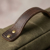 Troubadour gig bag open showing weather-resistant interior protection