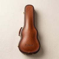 Elatheria Virtuoso full grain leather 4/4 violin hard case with velvet interior