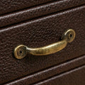 Elatheria Treasure pebbled leather antique jewelry trunk chest velvet lined multi tier