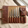 The Chef's Companion | Messertasche & Aufbewahrung aus Premium-Leder