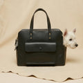 Elatheria Companion premium full grain leather luxury pet carrier small dog cat
