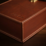 The Vintner 4.0 Hard Shell Leather Wine Trunk