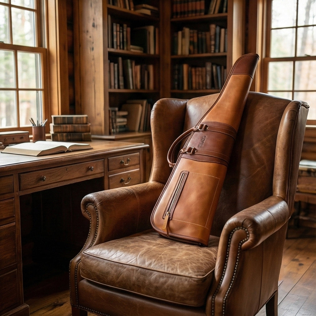 The Marksman | Luxury Handmade Leather Rifle Case/Cover