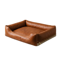 The Refuge | Custom Leather Orthopaedic Pet Sofa Bed