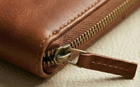 Elatheria Voyager full grain leather travel wallet passport organizer with wristlet