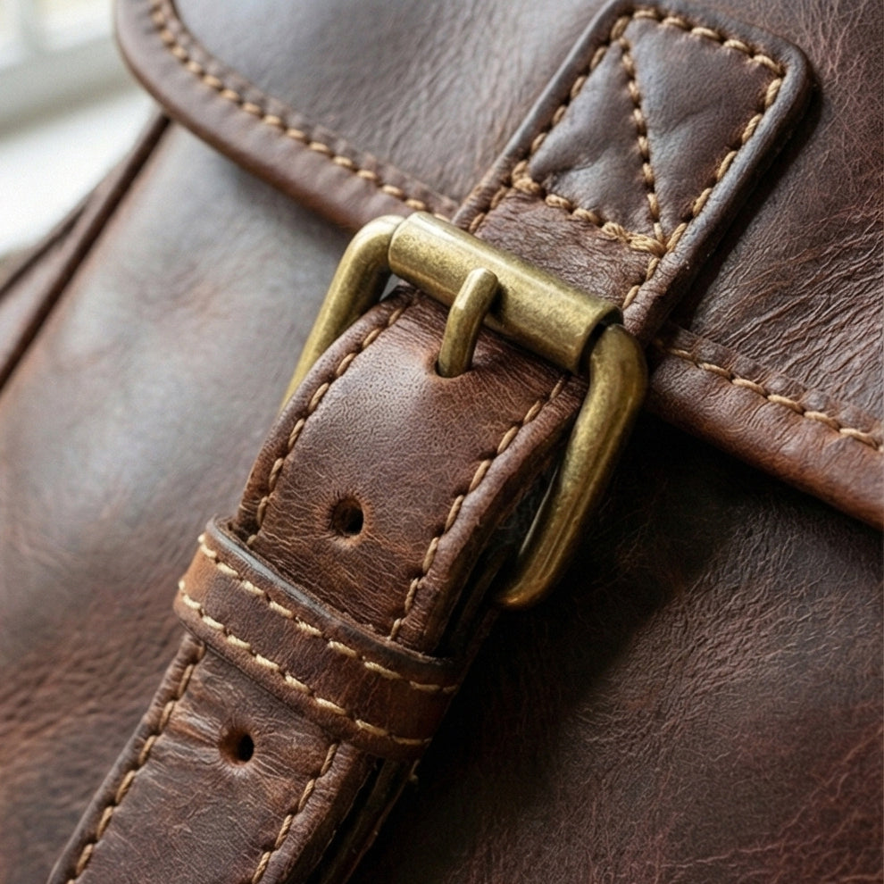 The Session Leather Acoustic Guitar Gig Bag Standing