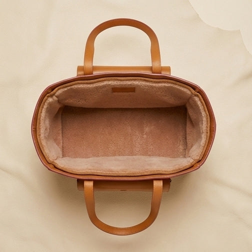 Elatheria Companion premium full grain leather luxury pet carrier small dog cat