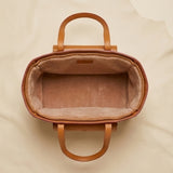 Elatheria Companion premium full grain leather luxury pet carrier small dog cat