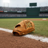 Elatheria Pennant premium tan steerhide leather trapeze web outfield baseball glove