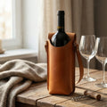 Elatheria Vintner 3.0 fully enclosed full grain leather wine bottle carrier