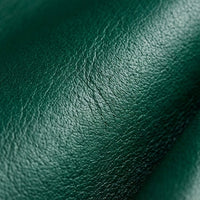 Elatheria Heirloom quilted emerald green leather jewelry trunk brushed brass hardware