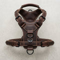 The Patrol leather working dog harness with top handle, Elatheria