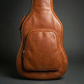 Stagehand gig bag side profile showing single-cutaway form-fitted silhouette