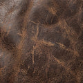Aviator leather gig bag interior padding detail protecting acoustic guitar finish in transit