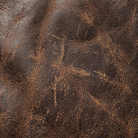 Aviator leather gig bag interior padding detail protecting acoustic guitar finish in transit