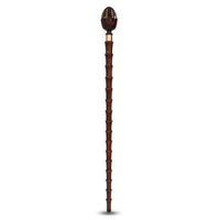 The Lotus walking cane standing upright