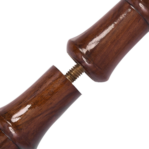 Brass screw joint of The Lotus detachable walking cane